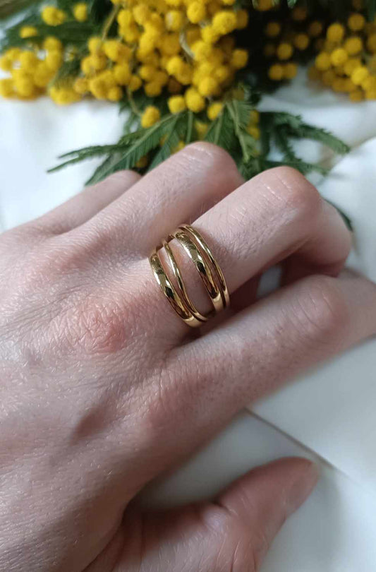 Bague en acier inoxydable - Patrizia