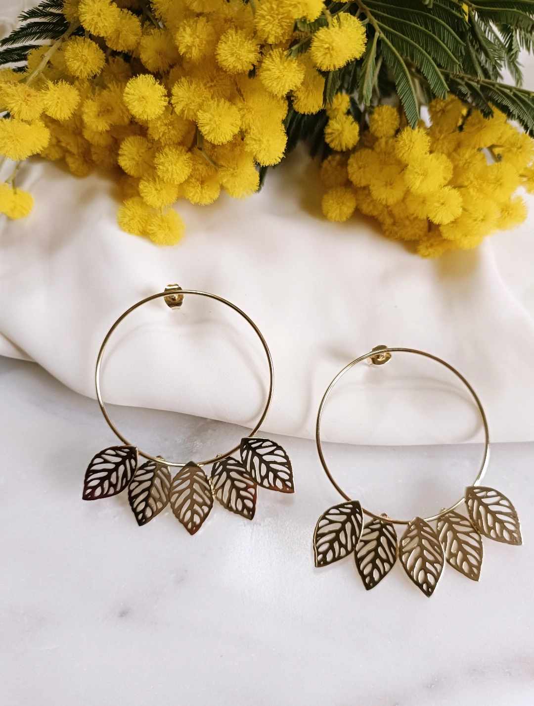 Boucles d'oreilles en acier inoxydable - Maloé