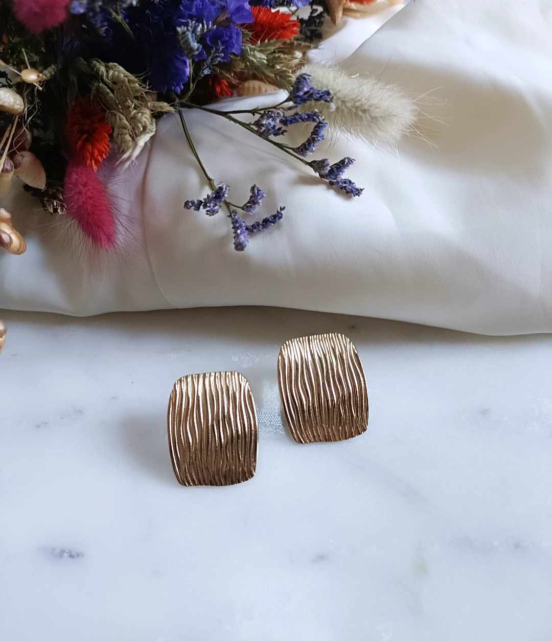 Boucles d'oreilles en acier inoxydable - Bibi