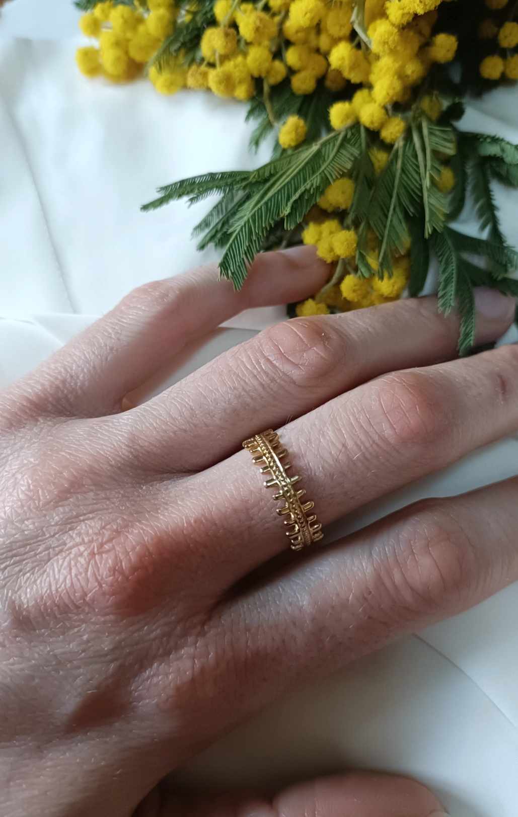 Bague en acier inoxydable - Polina