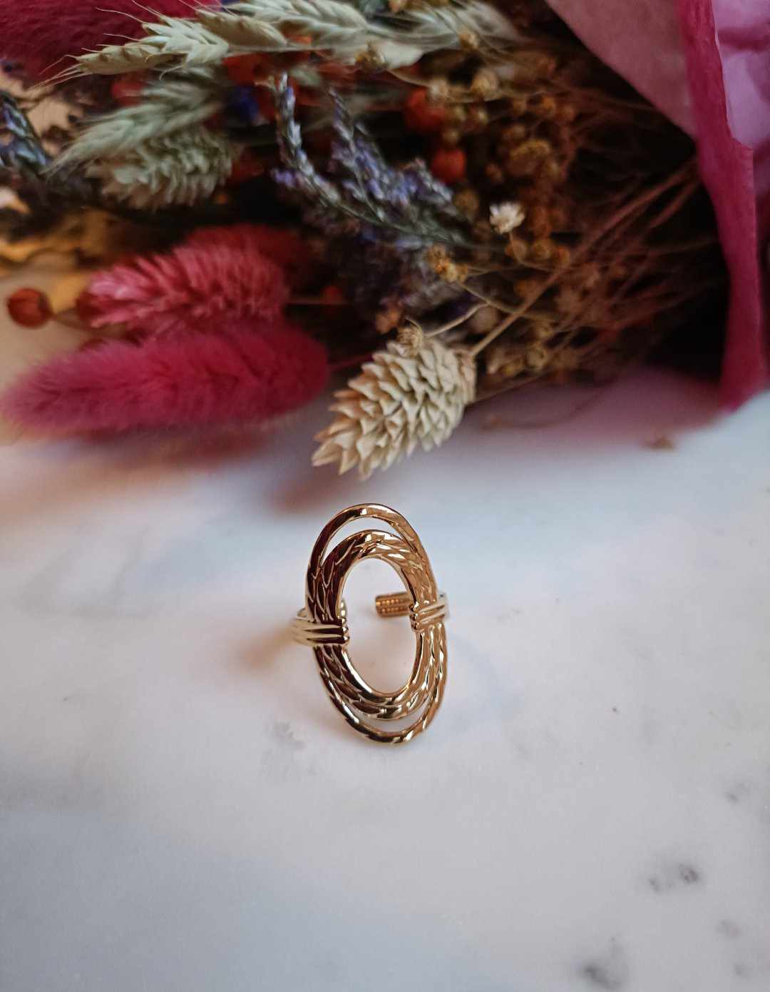 Bague en acier inoxydable - Louana