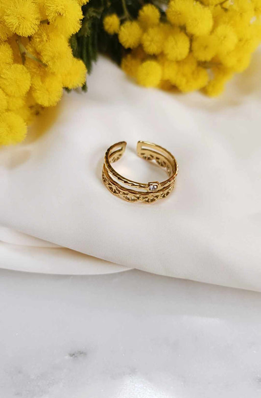 Bague en acier inoxydable - Sacha