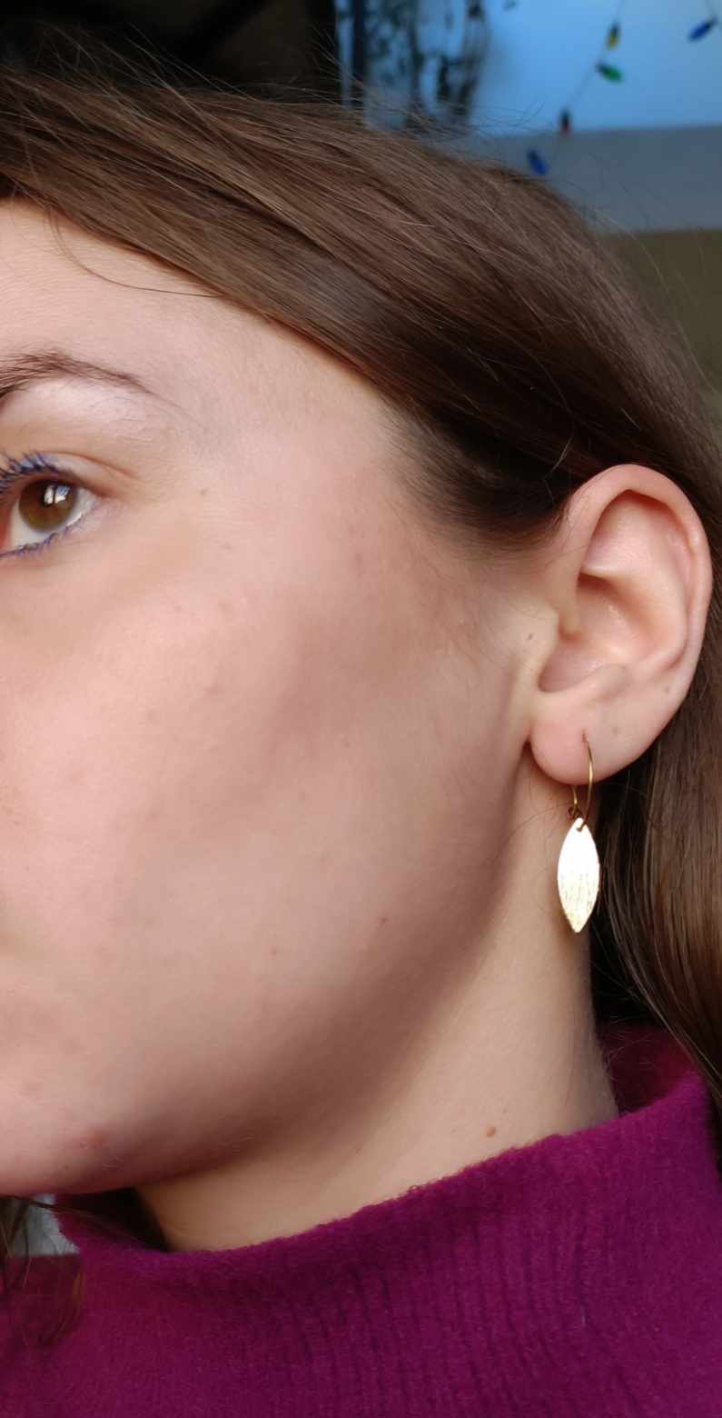 Boucles d'oreilles en acier inoxydable - Danny