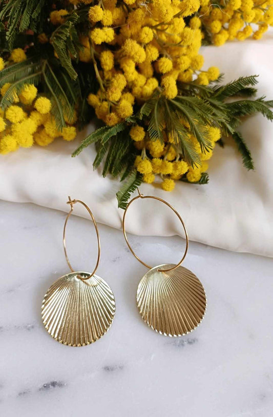 Boucles d'oreilles en acier inoxydable - Eloise