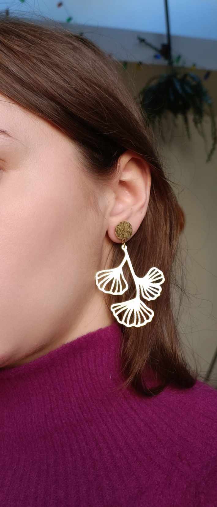 Boucles d'oreilles en acier inoxydable - Isa