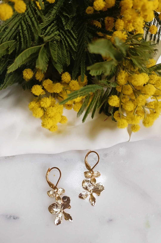 Boucles d'oreilles en acier inoxydable - Clémence