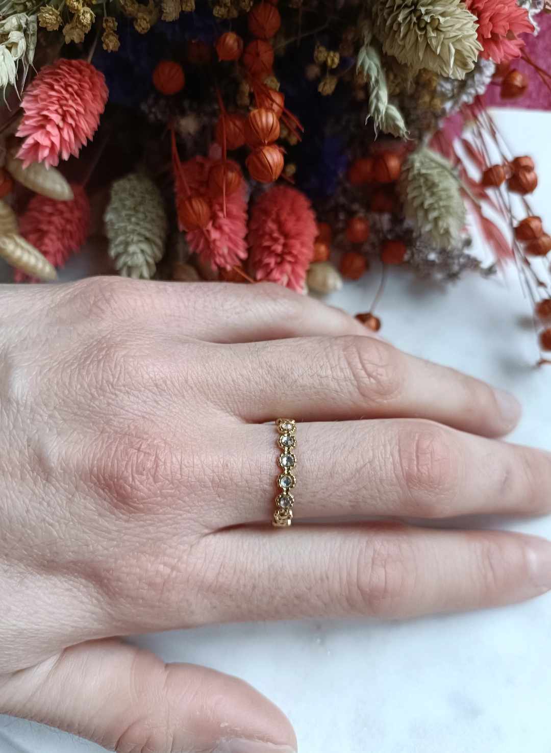 Bague en acier inoxydable - Anne