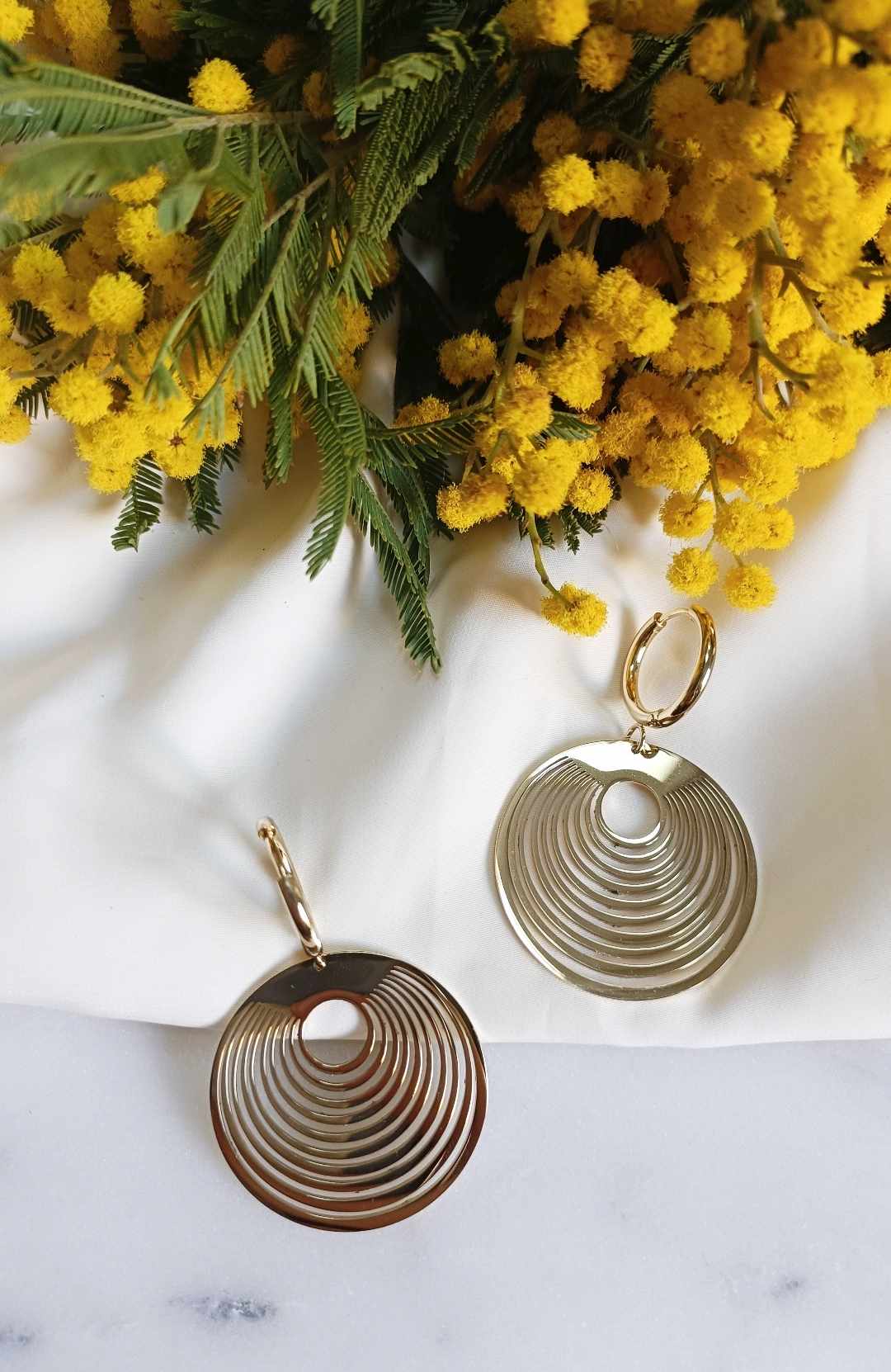 Boucles d'oreilles en acier inoxydable - Elio