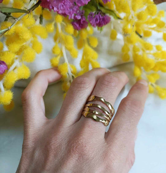 Bague en acier inoxydable - Sophie