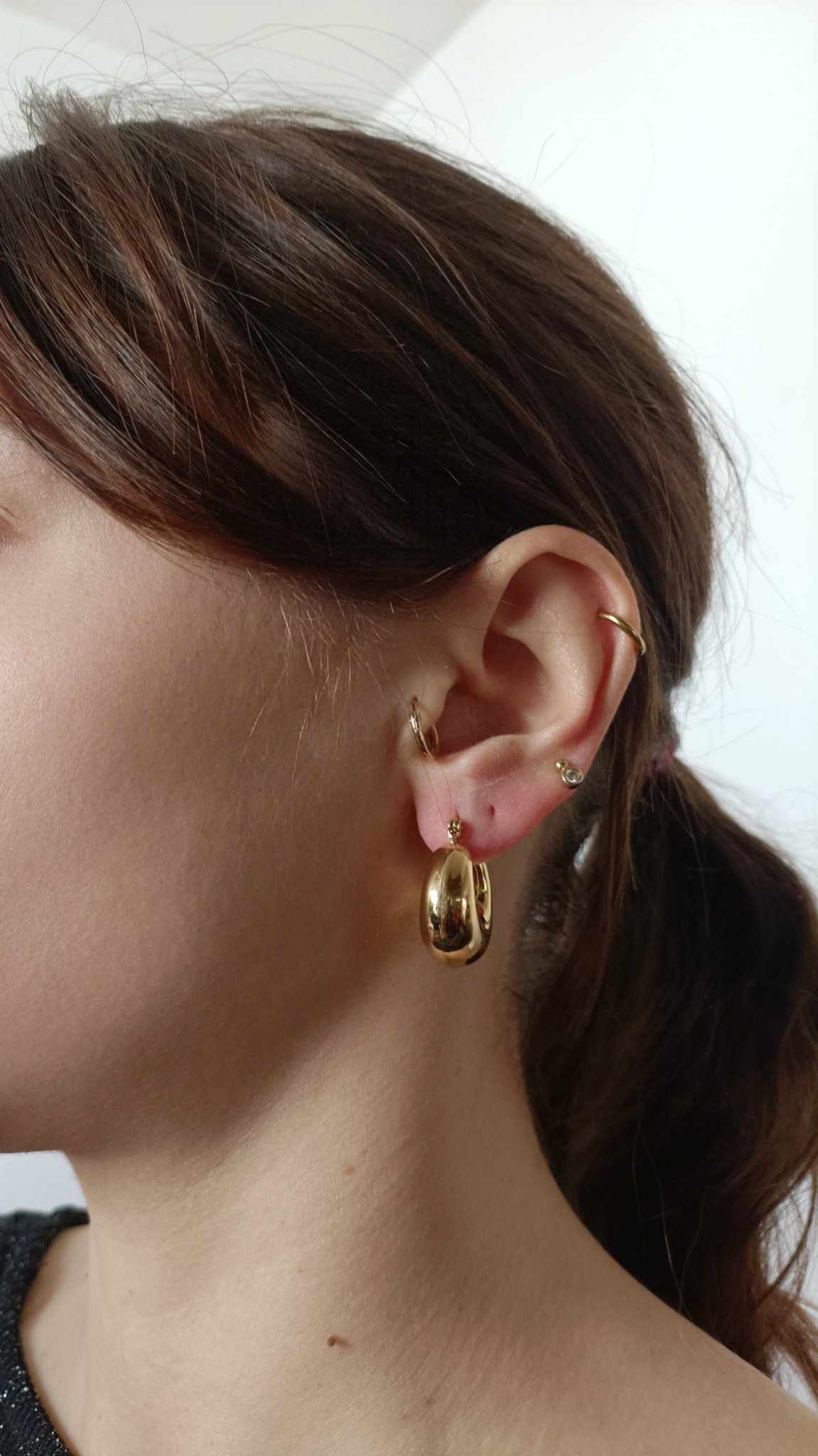 Boucles d'oreilles en acier inoxydable - Milo