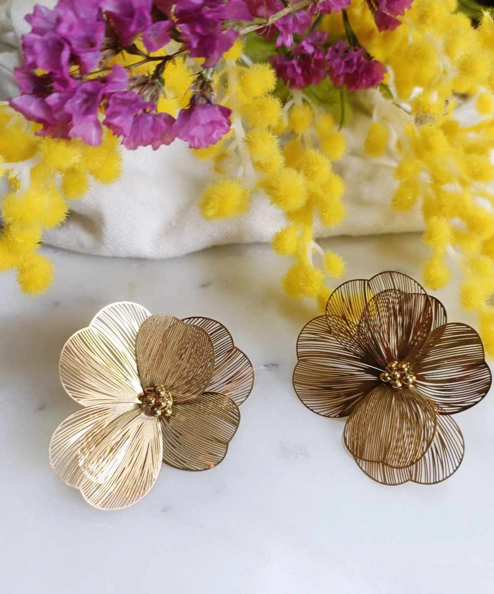 Boucles d'oreilles en acier inoxydable - Soho