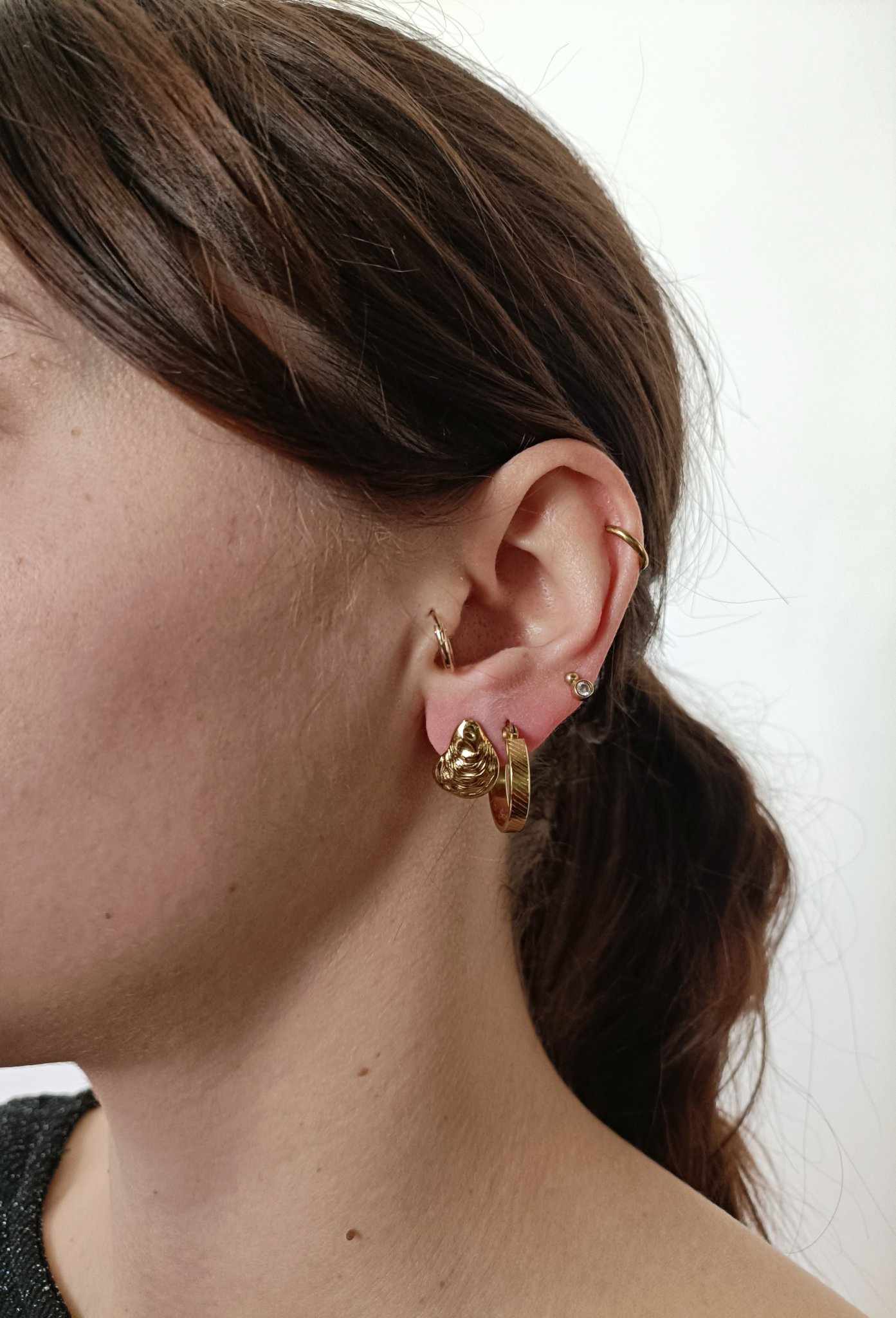Boucles d'oreilles en acier inoxydable - Loanne