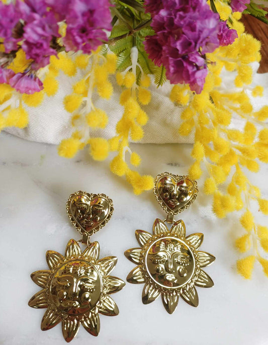 Boucles en acier inoxydable - Luna Sol