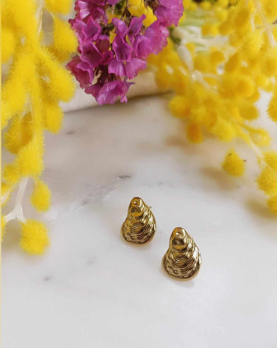 Boucles d'oreilles en acier inoxydable - Loanne