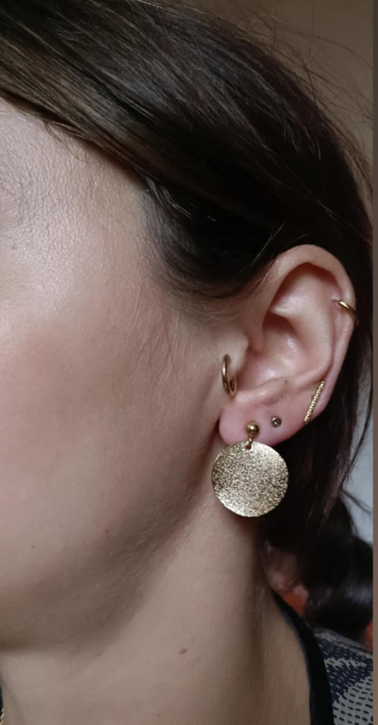 Boucles d'oreilles en acier inoxydable - Stars