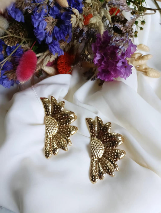 Boucles en acier inoxydable - Fleurie