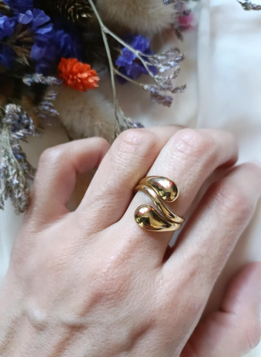 Bague en acier inoxydable - Nyla