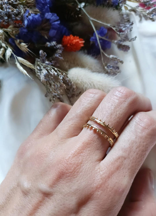 Bague en acier inoxydable - Mia