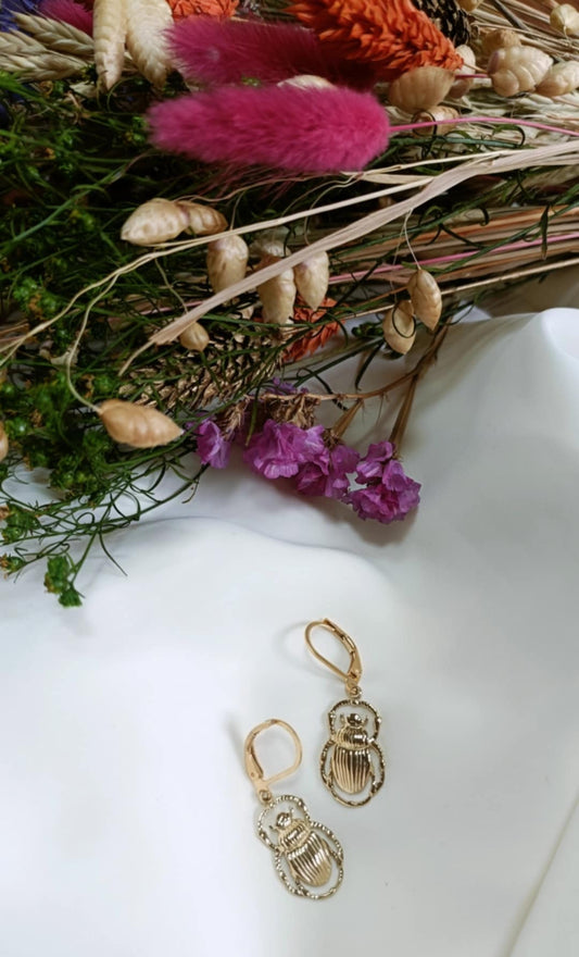 Boucles d'oreilles en acier inoxydable - Poppy