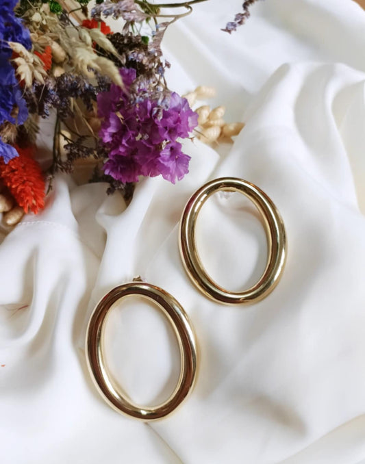Boucles d'oreilles en acier inoxydable - Pétula