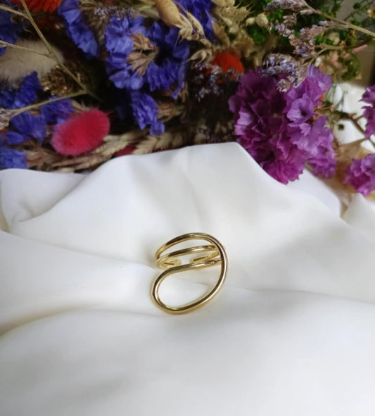 Bague en acier inoxydable - Nésia