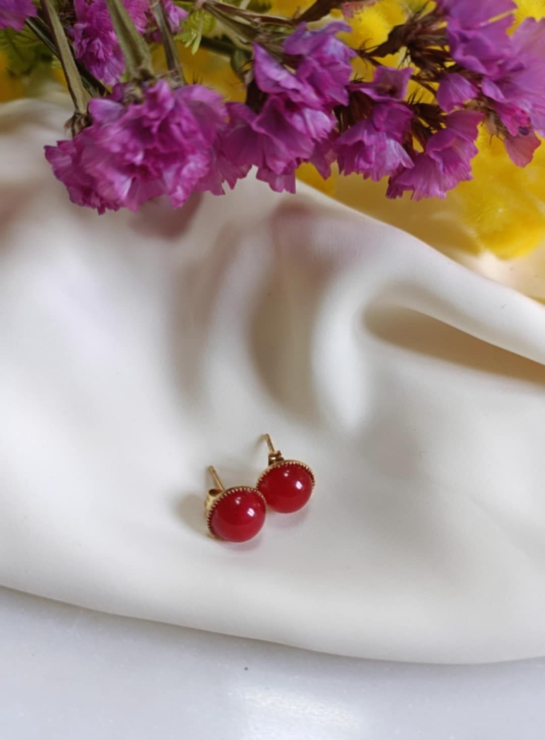 Boucles d'oreilles en laiton doré à l'or fin - Lisboa
