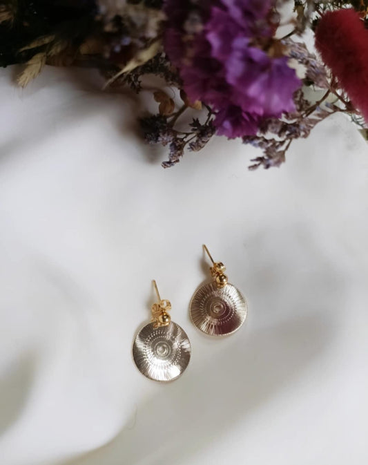 Boucles d'oreilles en acier inoxydable - Abby
