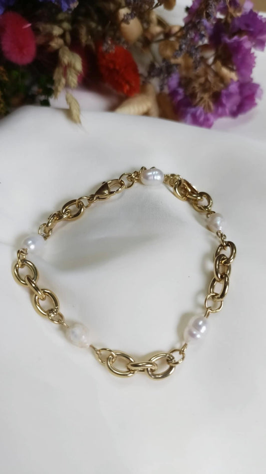 Bracelet en acier inoxydable - Ginette