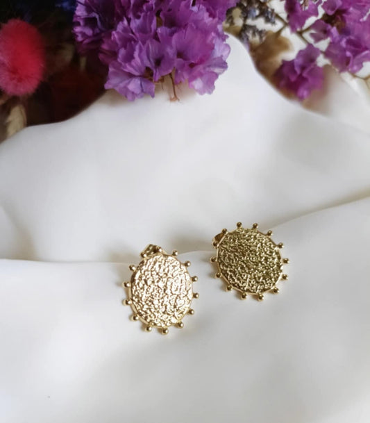 Boucles d'oreille en acier inoxydable - Bonnie