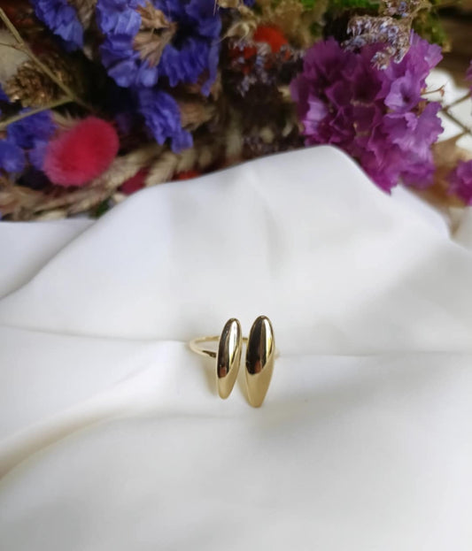 Bague en acier inoxydable - Noa