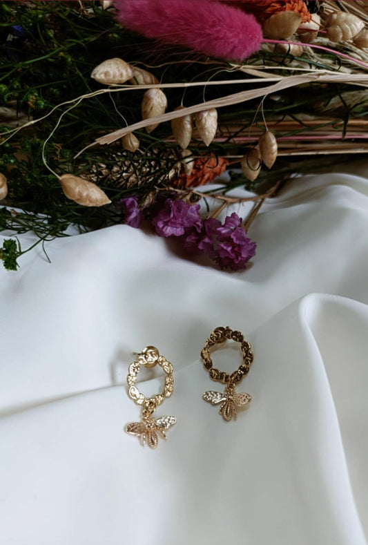 Boucles d'oreilles en acier inoxydable - Loulou