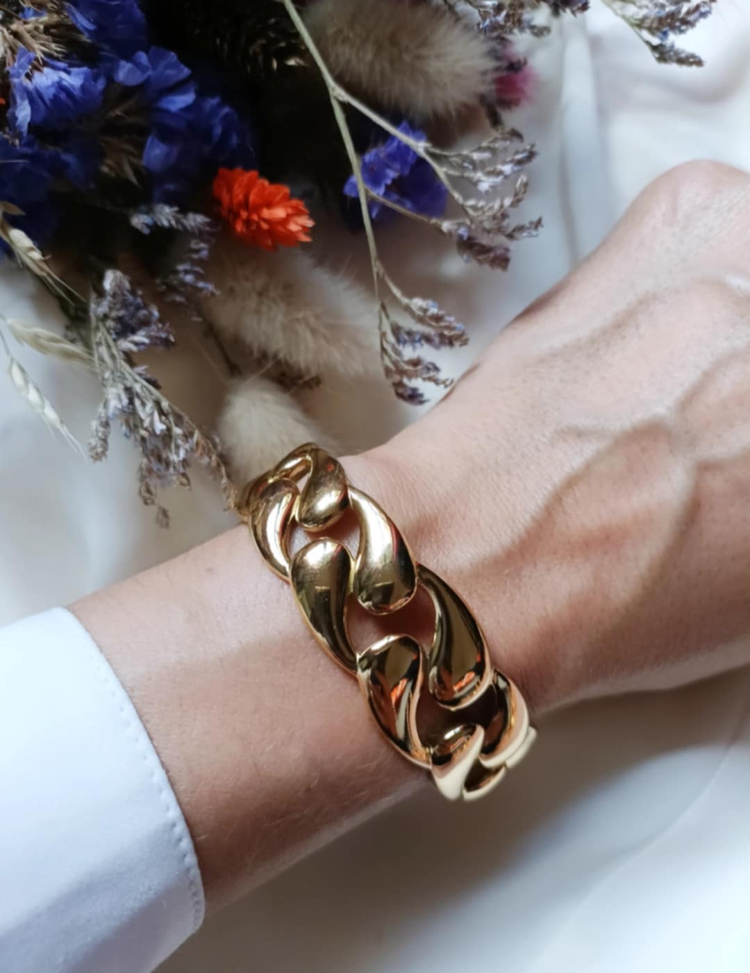 Jonc en acier inoxydable - Carméla