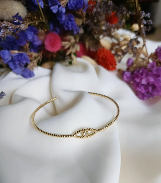 Bracelet en acier inoxydable - Amalia ajustable