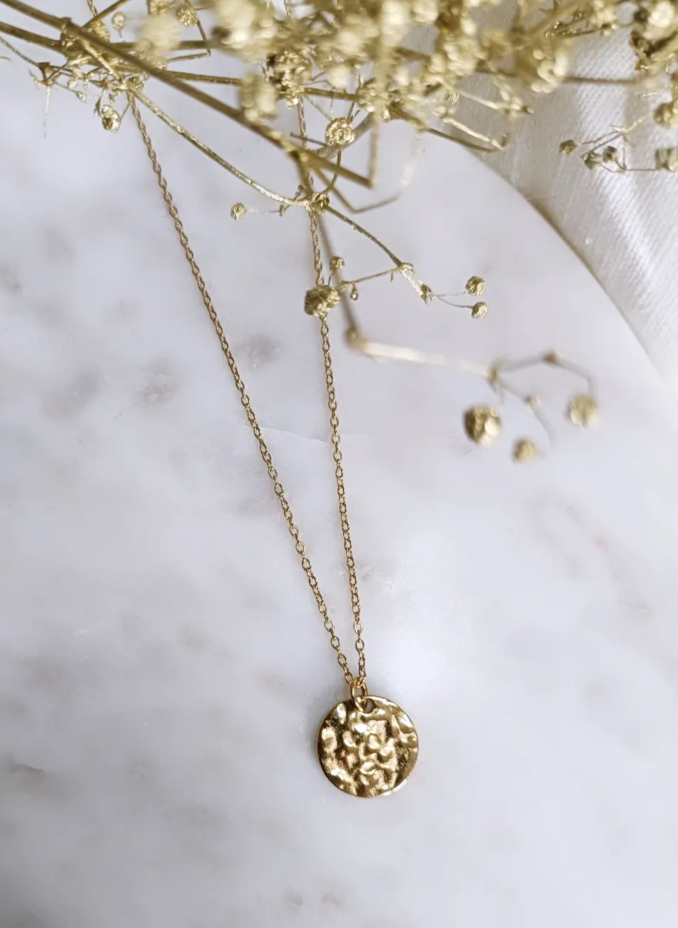 Collier en acier inoxydable - Médaillon