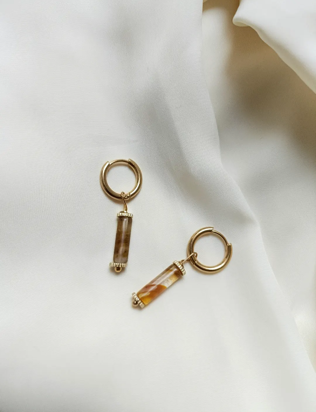 Boucles d'oreilles acier inoxydable - Hanna