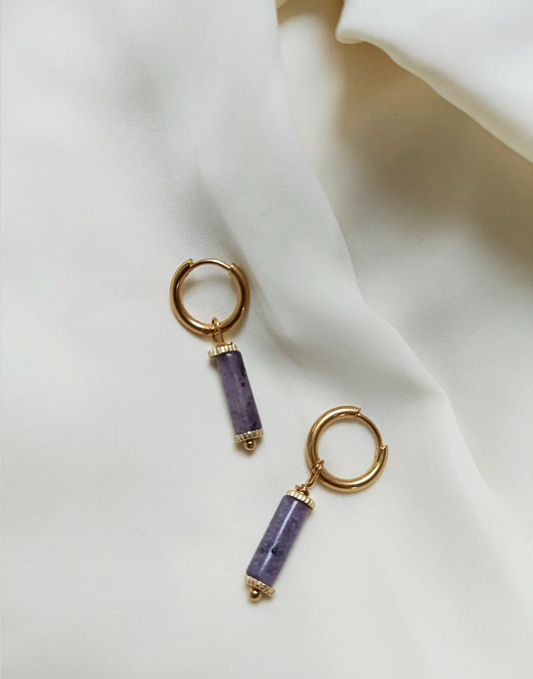 Boucles d'oreilles acier inoxydable - Hanna