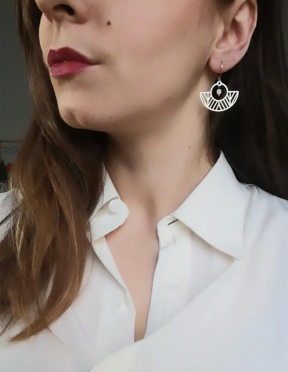 Boucles d'oreilles en acier inoxydable - Giulia