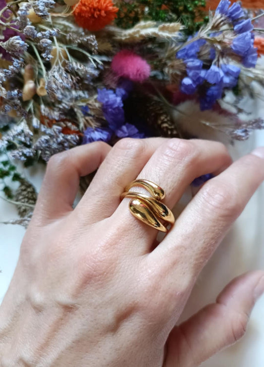 Bague en acier inoxydable - Olie