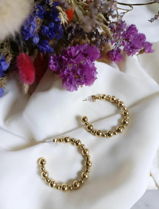 Boucles d'oreilles en acier inoxydable - Persée