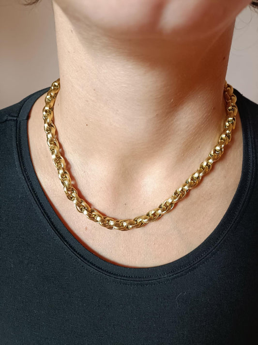 Collier en acier inoxydable - Amandine