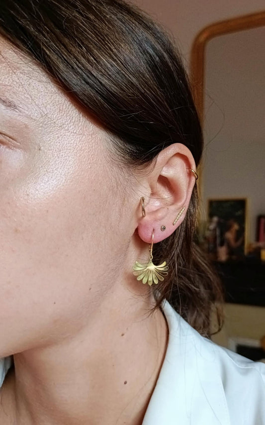 Boucles d'oreilles en acier inoxydable - Lisa