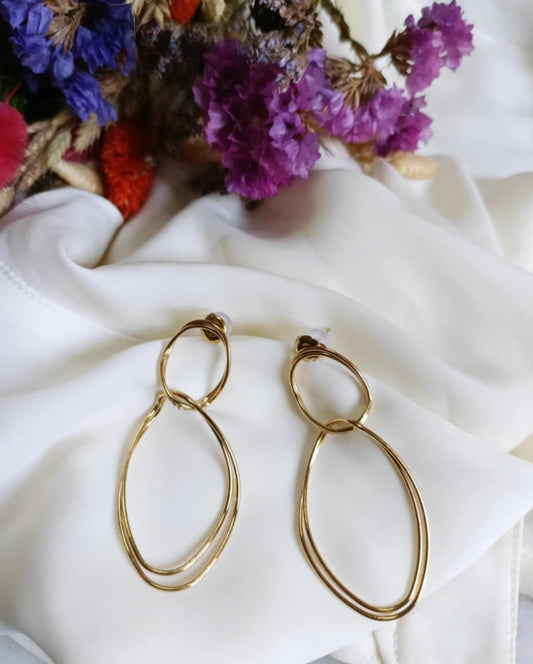 Boucles d'oreilles en acier inoxydable - Spring