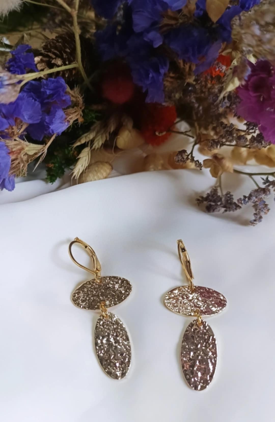 Boucles d'oreilles en acier inoxydable - Cécilia