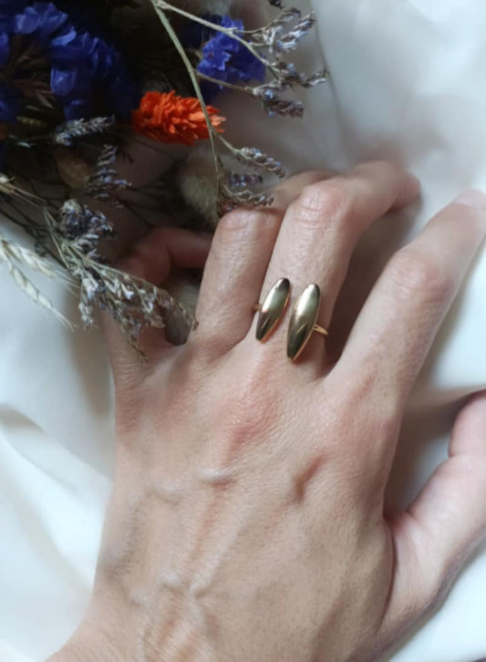 Bague en acier inoxydable - Noa