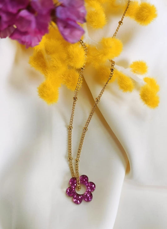 Collier en acier inoxydable - Janis glitter