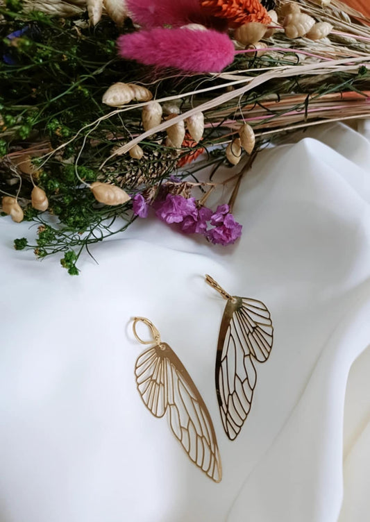 Boucles d'oreilles en acier inoxydable - Astrid