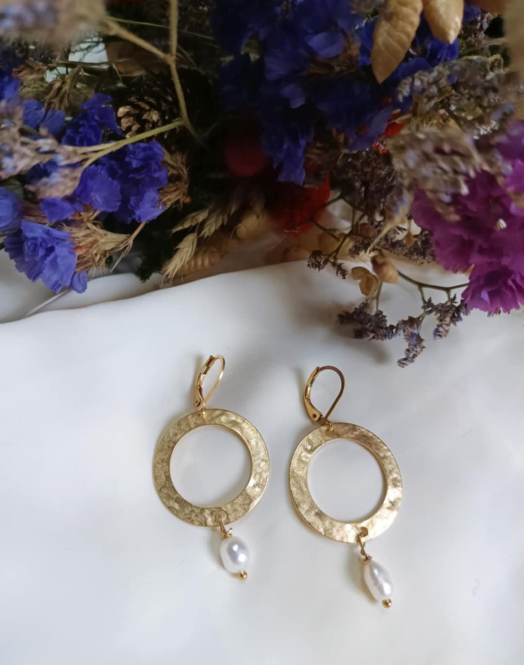 Boucles d'oreilles en acier inoxydable - Siné