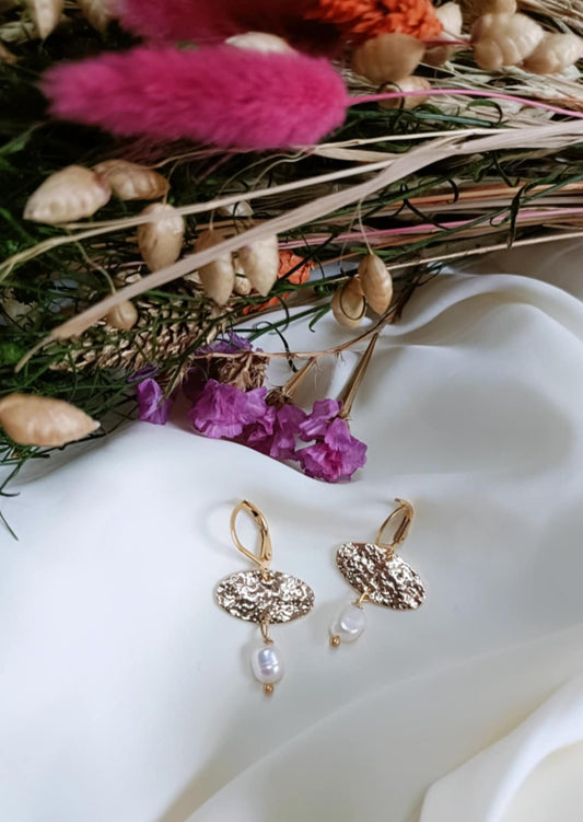 Boucles d'oreilles en acier inoxydable - Sunny