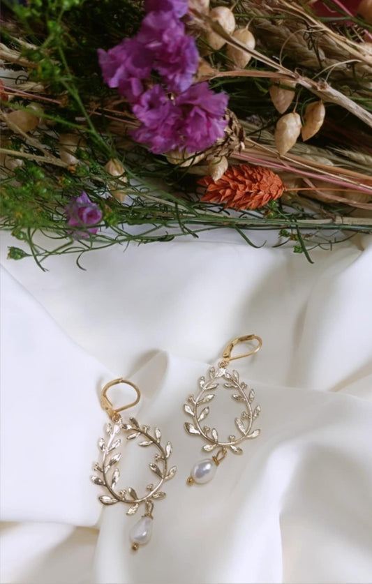 Boucles d'oreilles en acier inoxydable - Lia