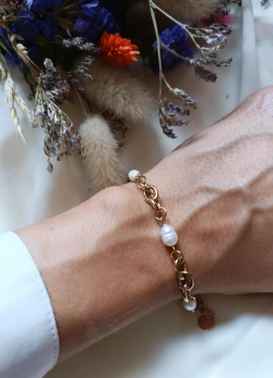 Bracelet en acier inoxydable - Ginette